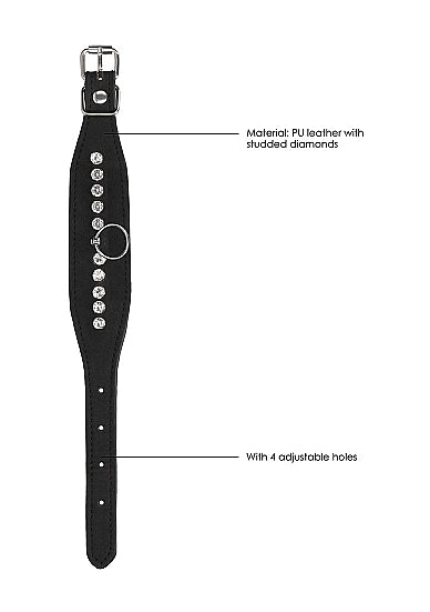 DIAMOND STUDDED WRIST CUFFS