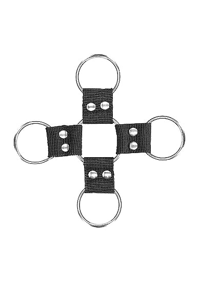 B&W VELCRO HOGTIE WITH HAND & ANKLE CUFFS