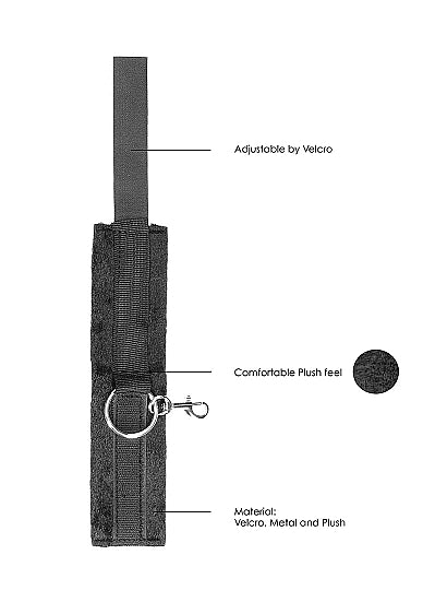 B&W VELCRO HOGTIE WITH HAND & ANKLE CUFFS