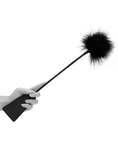 B&W CROP WITH FEATHER TICKLER