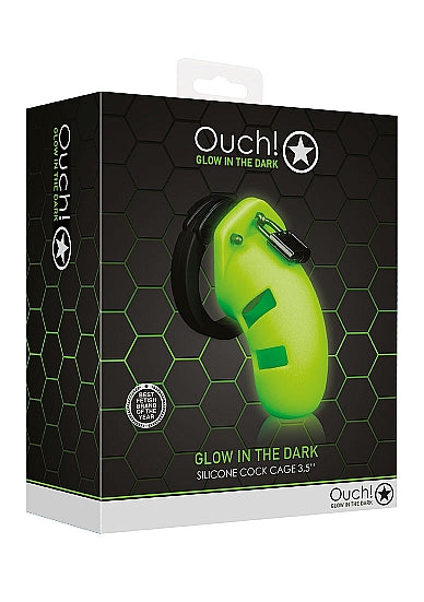 GLOW MODEL 20 COCK CAGE 3.5 IN GLOW IN THE DARK