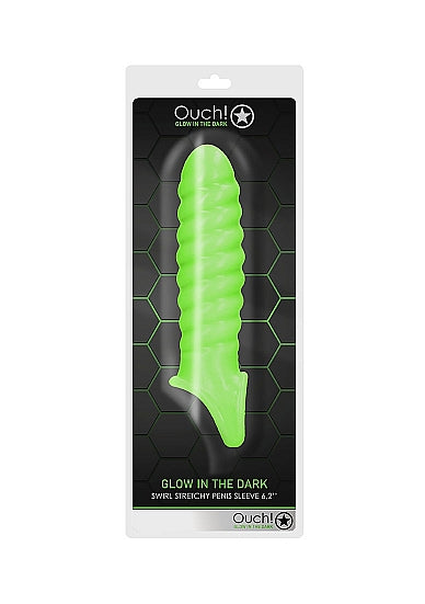 GLOW SWIRL STRETCHABLE PENIS SHEATH