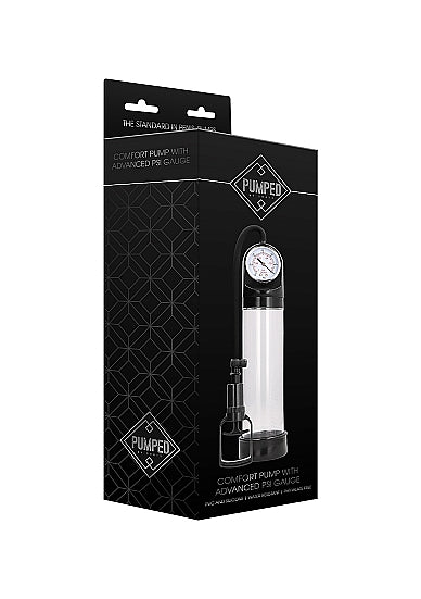 PUMPED COMFORT PUMP W/ ADVANCED PSI GAUGE TRANSPARENT