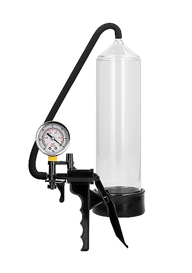 PUMPED ELITE BEGINNER PUMP W/ PSI GAUGE TRANSPARENT