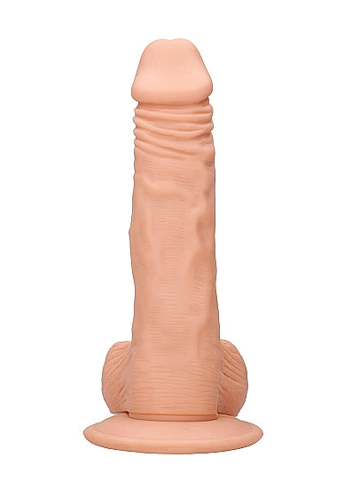 REALROCK 8IN DONG FLESH W/ TESTICLES