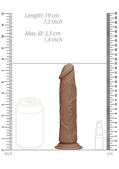REALROCK 7IN DONG TAN W/O TESTICLES