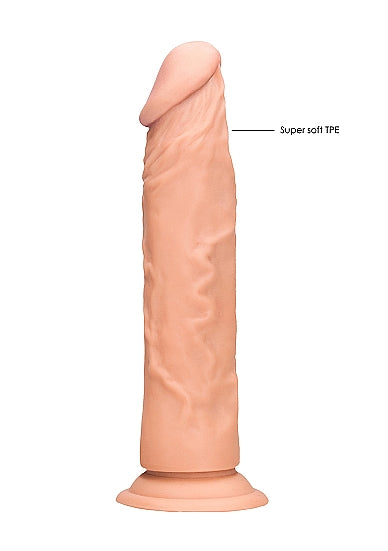 REALROCK 9IN DONG FLESH W/O TESTICLES