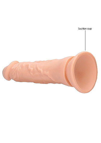 REALROCK 9IN DONG FLESH W/O TESTICLES