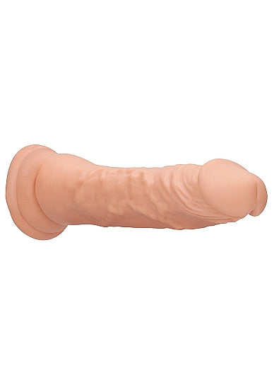 REALROCK 9IN DONG FLESH W/O TESTICLES