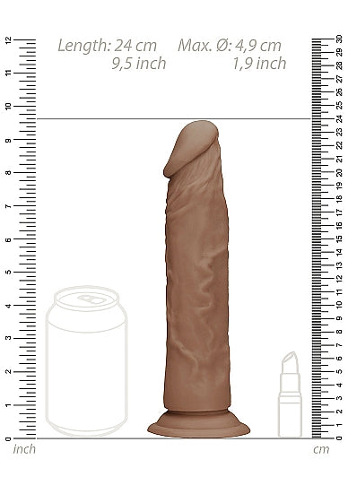 REALROCK 9IN DONG TAN W/O TESTICLES