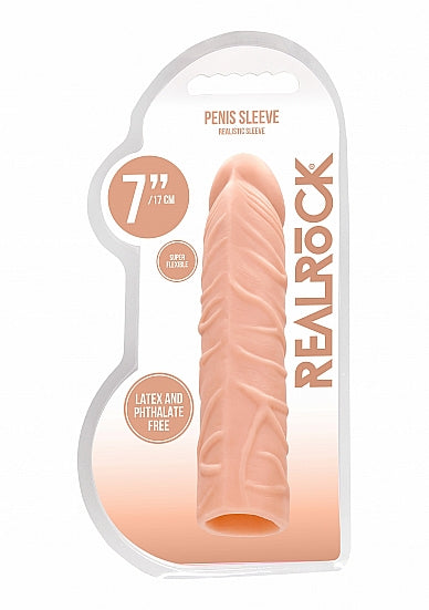 REALROCK PENIS SLEEVE 7IN FLESH