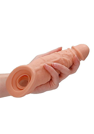 REALROCK PENIS SLEEVE 9IN FLESH