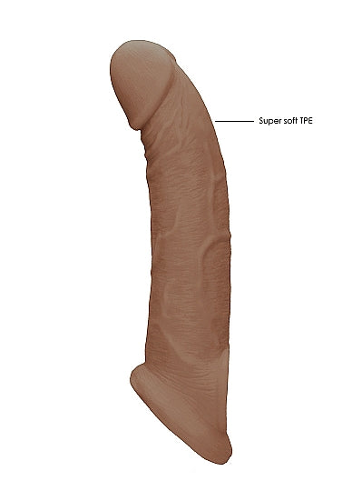 REALROCK PENIS SLEEVE 9IN TAN