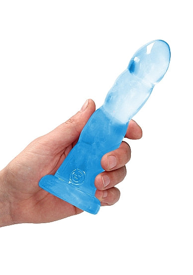 REALROCK NON REALISTIC DILDO W SUCTION CUP 7IN BLUE