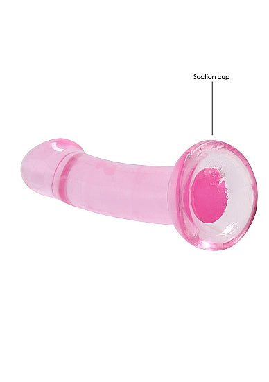 REALROCK NON REALISTIC DILDO W SUCTION CUP 6.7IN PINK