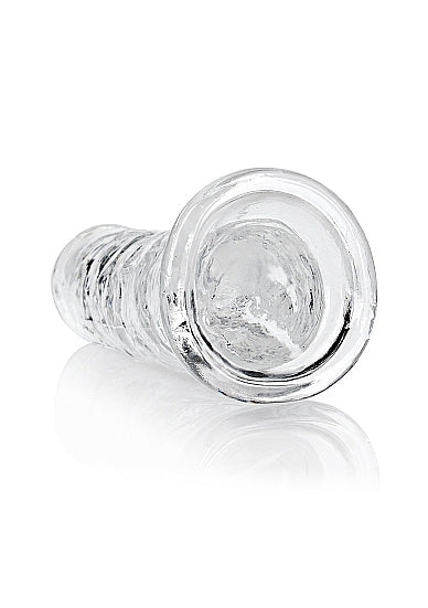 REALROCK STRAIGHT REALISTIC 8 IN DILDO TRANSPARENT