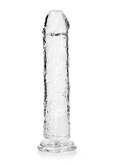 REALROCK STRAIGHT REALISTIC 9 IN DILDO TRANSPARENT