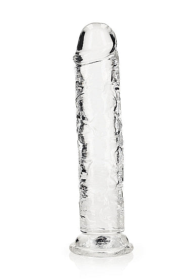 REALROCK STRAIGHT REALISTIC 9 IN DILDO TRANSPARENT