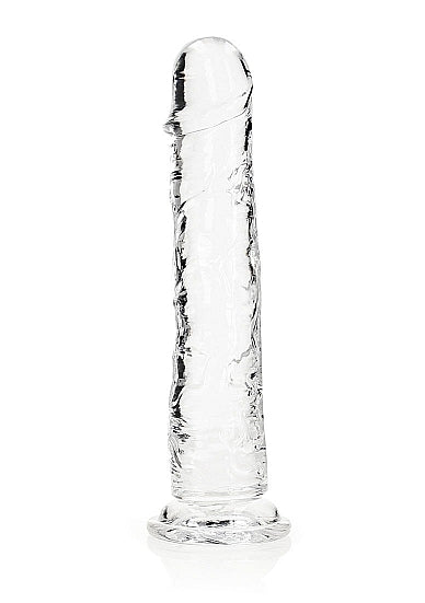REALROCK REALISTIC STRAIGHT DILDO 11IN TRANSPARENT