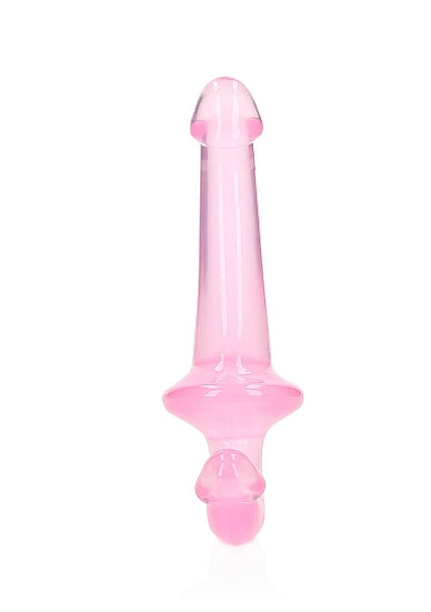 REALROCK STRAPLESS STRAP ON 6 IN PINK