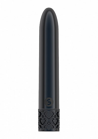 ROYAL GEMS SHINY POWERFUL VIBE RECHARGEABLE GUNMETAL