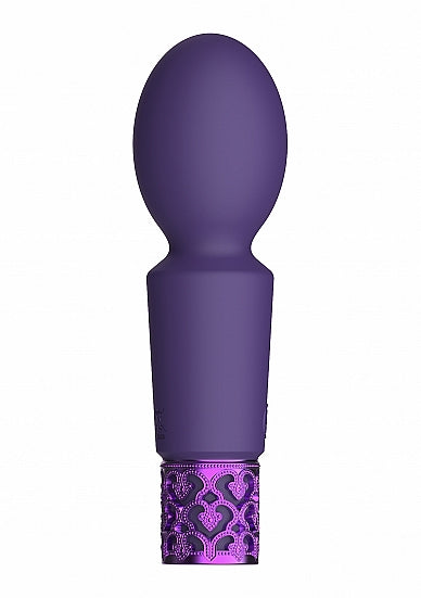 ROYAL GEMS BRILLIANT PURPLE RECHARGEABLE SILICONE BULLET