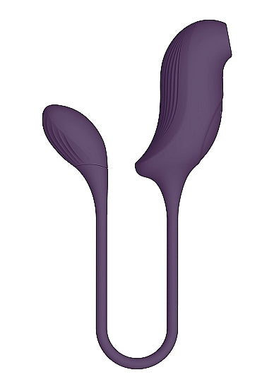 VIVE QUINO AIR WAVE/VIBRATING EGG VIBRATOR PURPLE