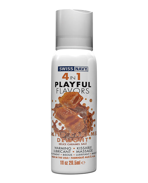 SWISS NAVY 4 IN 1 SALTED CARAMEL 1 OZ