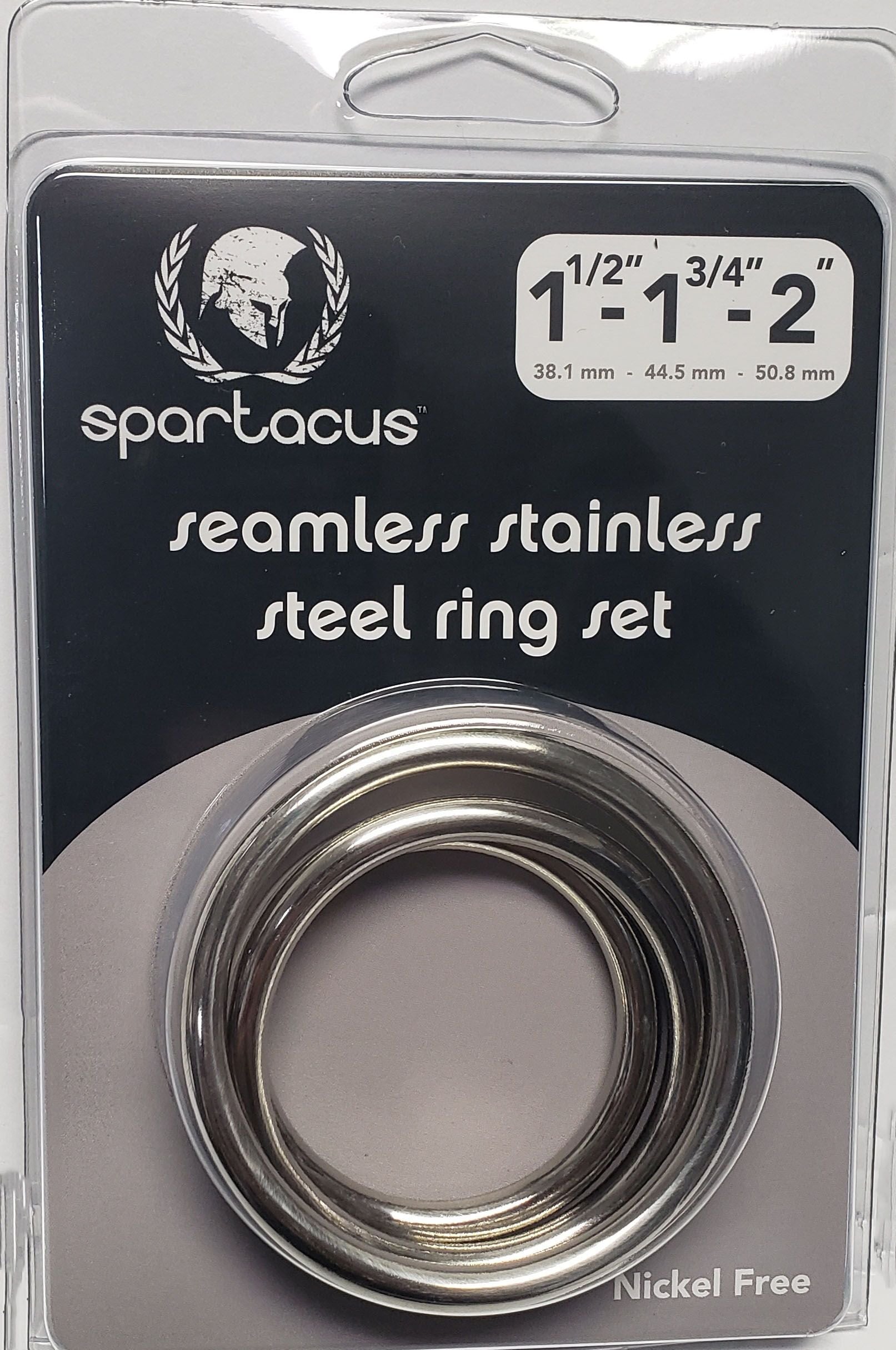 SEAMLESS STAINLESS STEEL C RING SET - 1.5 1.75" 2" "