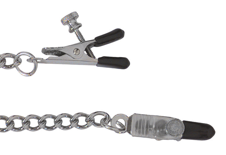 TAPERED TIP CLAMP W/ LINK CHAIN - ADJ.