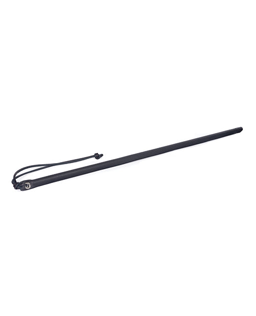 24 LEATHER WRAPPED CANE BLACK "