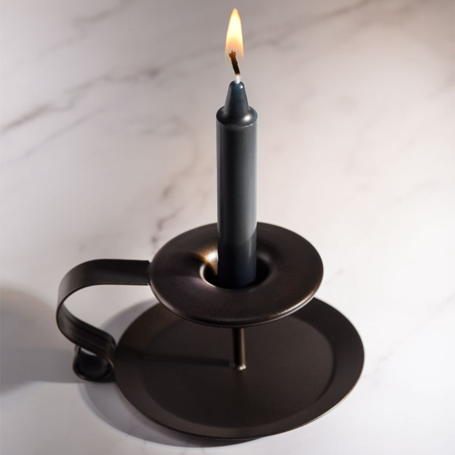LACIRE BLACK DRIP PILLAR CANDLES