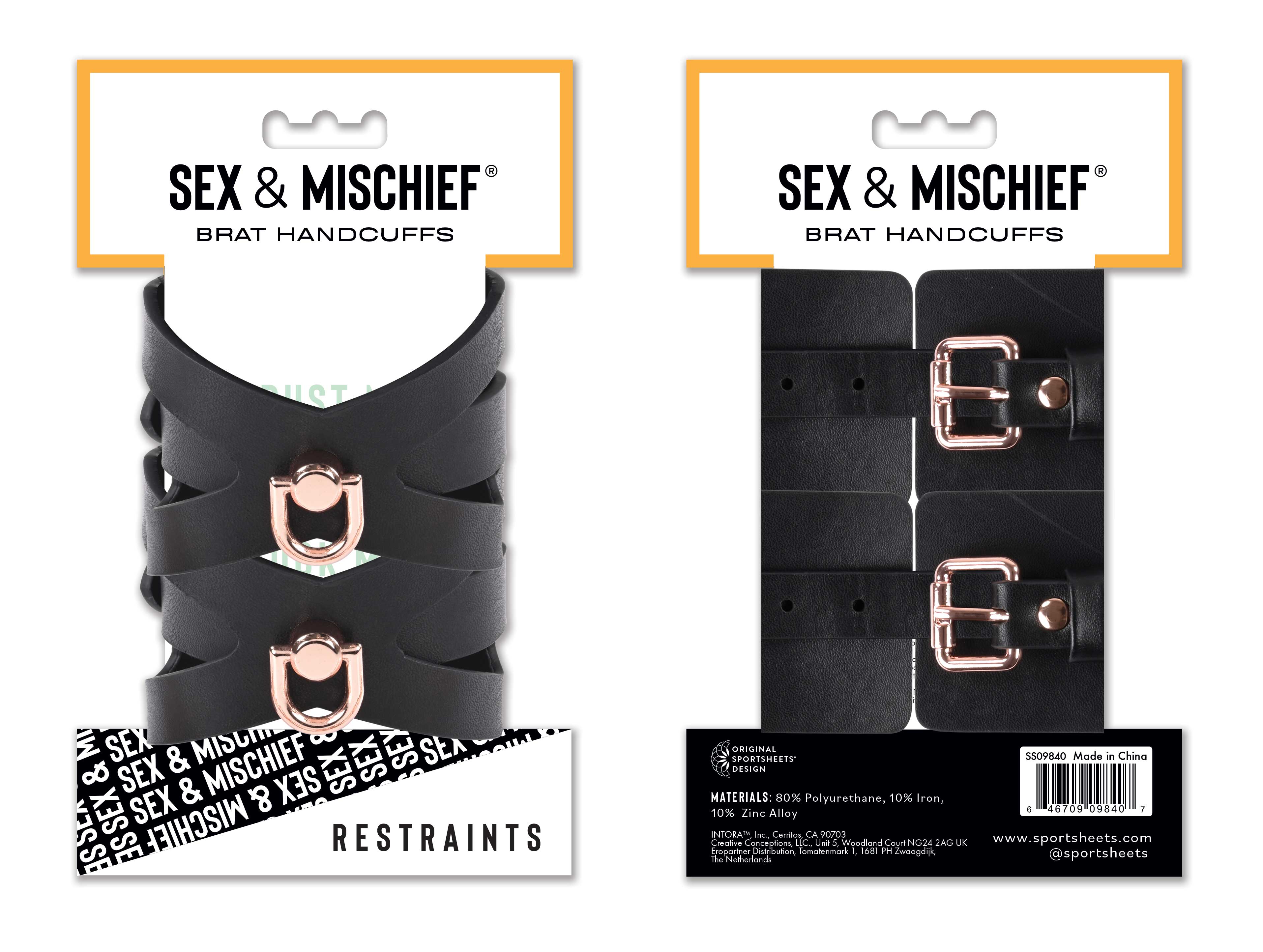 S&M BRAT HANDCUFFS