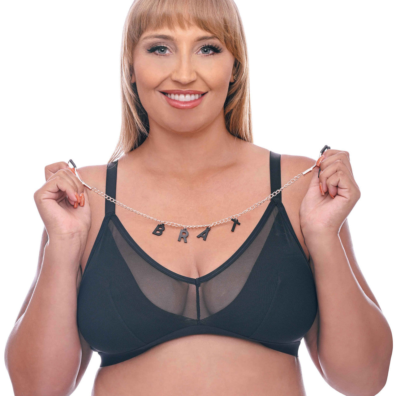 SEX & MISCHIEF BRAT CHARMED NIPPLE CLAMPS