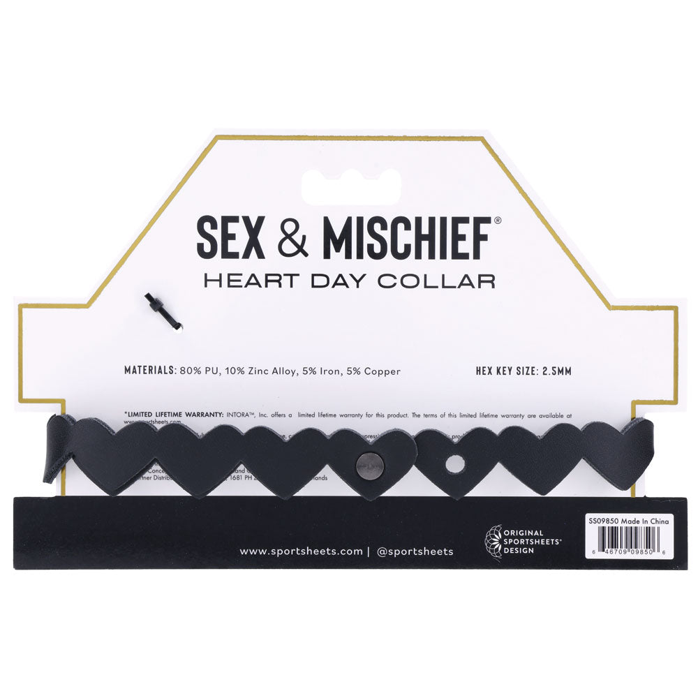SEX & MISCHIEF HEART DAY COLLAR