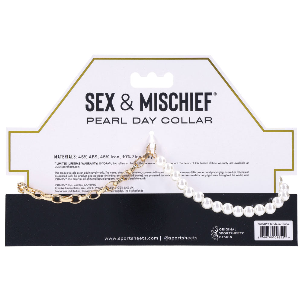 SEX & MISCHIEF PEARL DAY COLLAR
