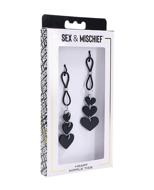 SEX & MISCHIEF HEART NIPPLE CLAMPS