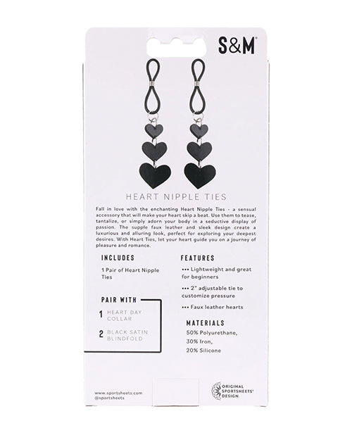 SEX & MISCHIEF HEART NIPPLE CLAMPS