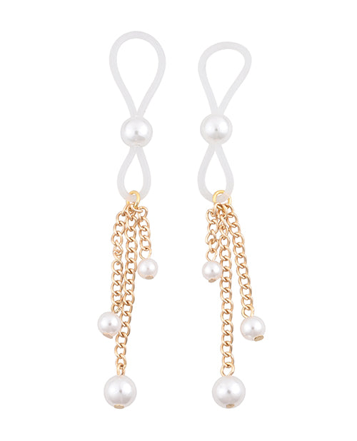 SEX & MISCHIEF PEARL NIPPLE TIES