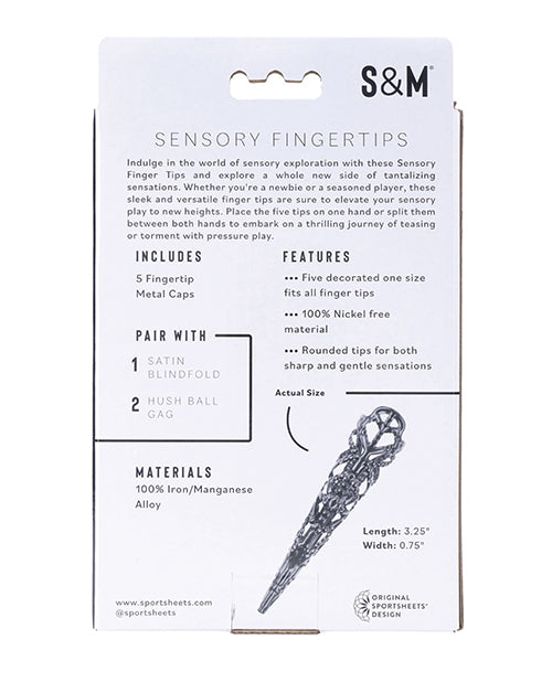 SEX & MISCHIEF SENSORY FINGER TIPS BLACK