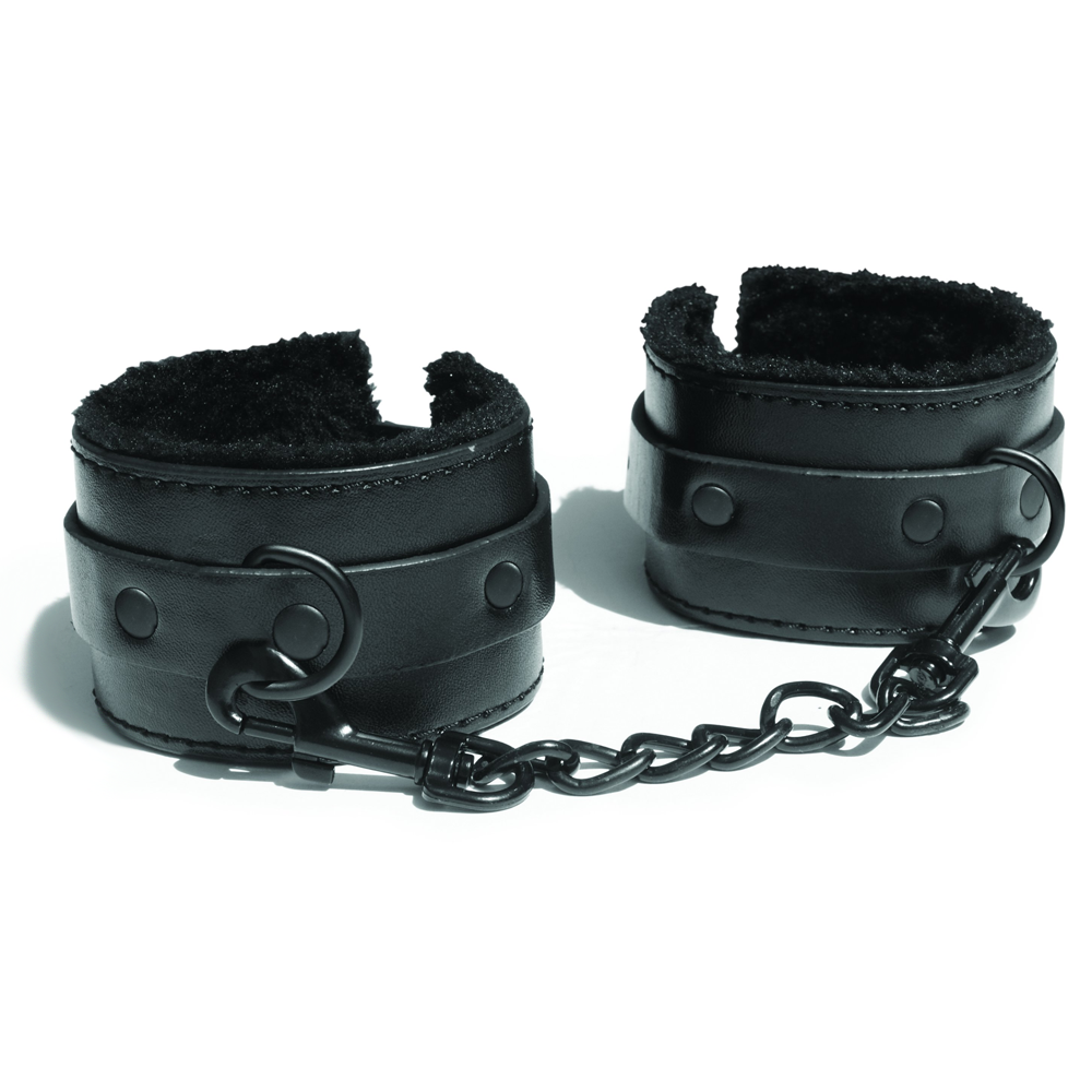 SEX & MISCHIEF SHADOW FUR HANDCUFFS