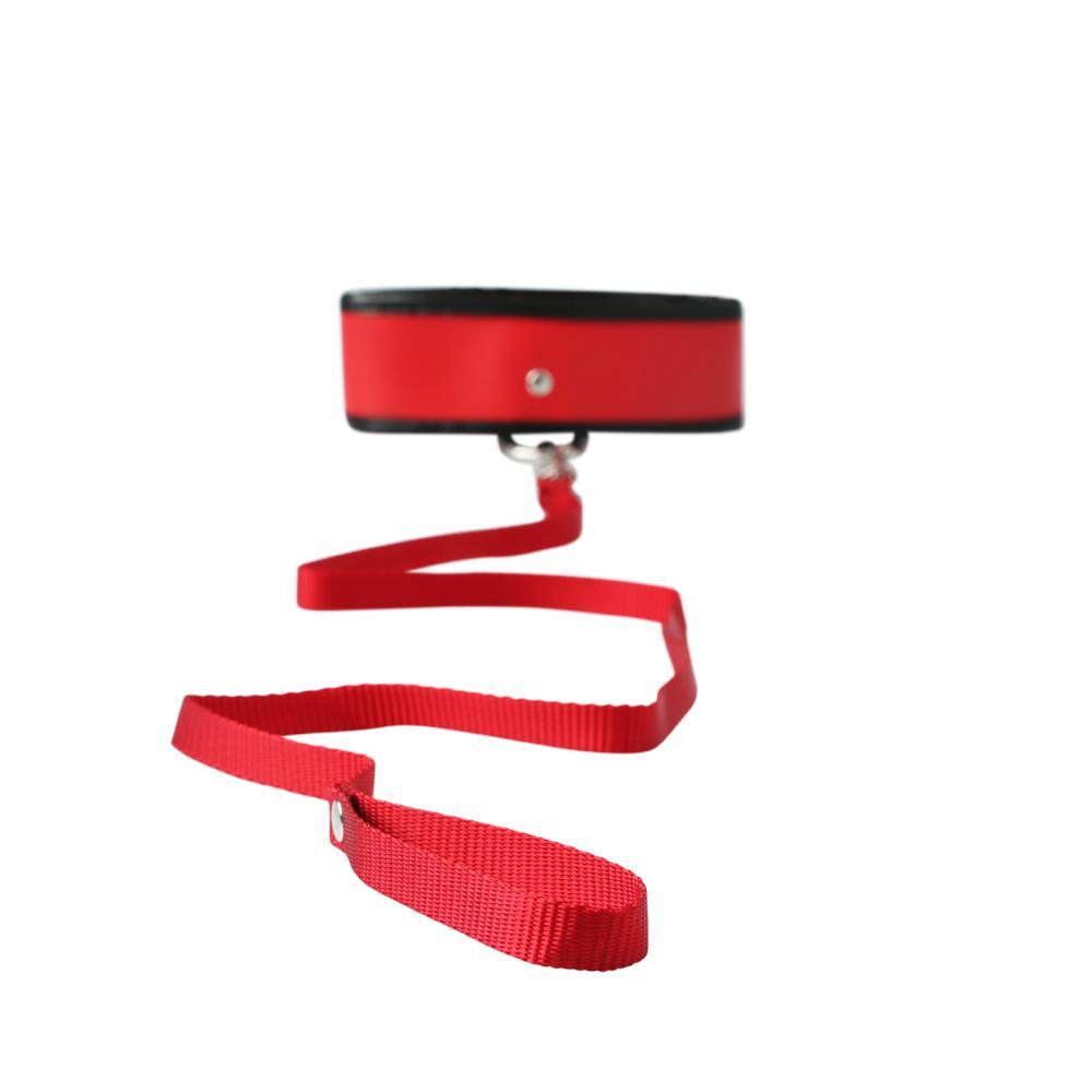 SEX & MISCHIEF RED LEASH & COLLAR