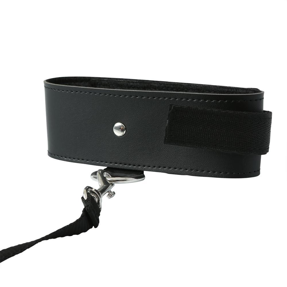 SEX & MISCHIEF BLACK LEASH & COLLAR