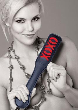 SEX & MISCHIEF XOXO PADDLE BLACK