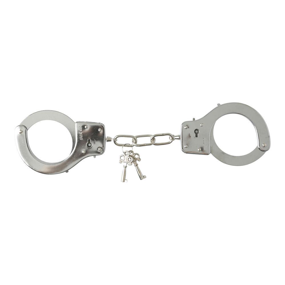 SEX & MISCHIEF METAL HANDCUFFS NICKEL FREE