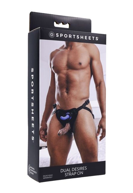 SPORTSHEETS DUAL DESIRES STRAP ON