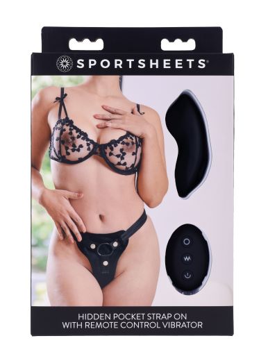 SPORTSHEETS HIDDEN POCKET STRAP ON