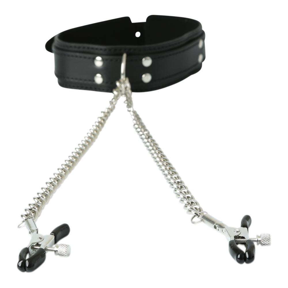 PREMIUM COLLAR W/ NIPPLE CLAMP