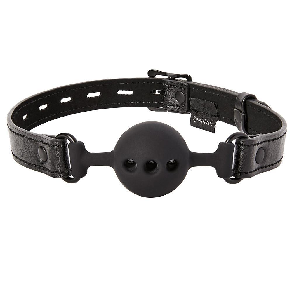 SPORTSHEETS SAFFRON BREATHABLE BALL GAG