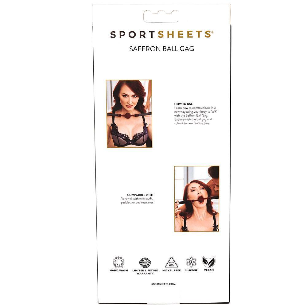 SPORTSHEETS SAFFRON BALL GAG